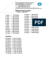 Perhitungan Waktun