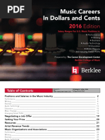 Music Careers in Dollars and Cents 2016-Berklee