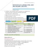 Pedoman Laporan PKL 2019 PDF