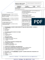 3° Periodo Evaluaciones