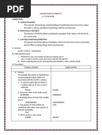 I.Objectives A. Content Standard