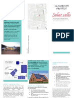 Solar Cells: Classroom Proyect