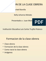 Formacion de La Clase Obrera