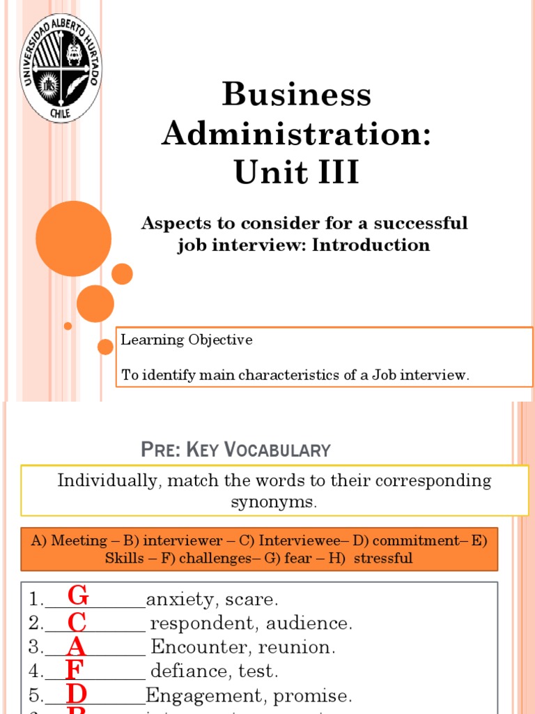 Preparing for Success: An Introduction to Key Aspects of Job Interviews ...