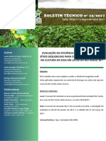 Avaliação Da Eficiência de Fungicidas Multi Sítios Sequenciais para o Controle de Doenças Na Cultura Da Soja em Lucas Do Rio Verde, MT
