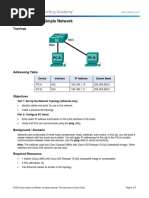 1.3.1.2 Lab - Building A Simple Network-1-1-1