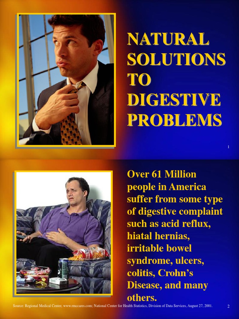 Natural Solutions TO Digestive Problems | PDF | Crohn's Disease ...