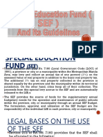 Special Education Fund (SEF)