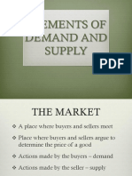 Elements of Demand and Supply