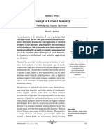 Concept of Green Chemistry