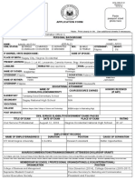 Department of Foreign Affairs Application Form