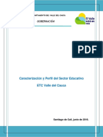 Caracterizacion y Perfil Del Sector Educativo 2016 (1)
