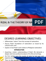 Rizal and The Theory of Nationalism