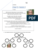 ELENA's Family Worksheet