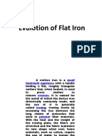 Evulotion of Flat Iron 1