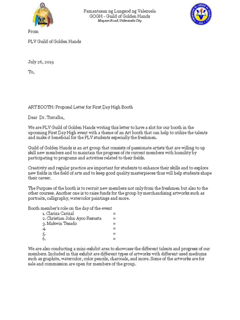 Booth Proposal Art Materials Art Media