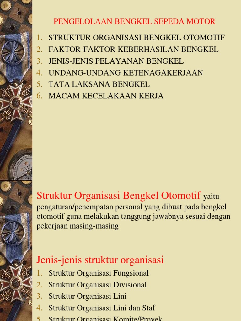 Pengelolaan bengkel sepeda motor.ppt