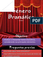 Elementos del género dramático