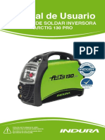 Manual de Usuario Máquina de Soldar Inversoraarctig 130 Pro