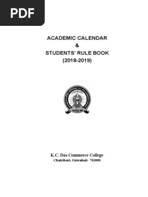 Academic Calendar 2018