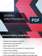 Lesson 2.1 Safety Procedures