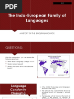 The Indo-European Family of Languages