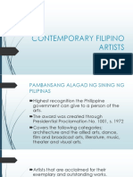 Contemporary Filipino Artists