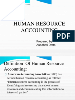 Human Resource Accounting: Prepared by Auadhati Datta