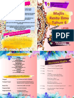 Brosur Majlis Restu Ilmu Upsr 2018