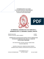 El Problema Agrario en El Salvador de La Modernización A La Reforma Agraria, 1948-1979 PDF