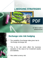 Exchange Rate Risk Hedging