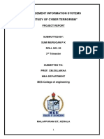 MANAGEMENT INFORMATION SYSTEMS PROJECT REPORT ON CYBER TERRORISM