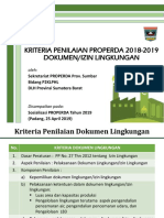Kriteria Dokumen - PROPERDA 2018-2019