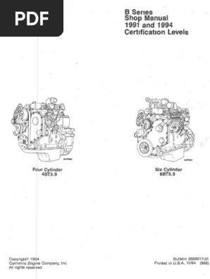 4bt y 6bt Manual de Reparacion PDF | PDF