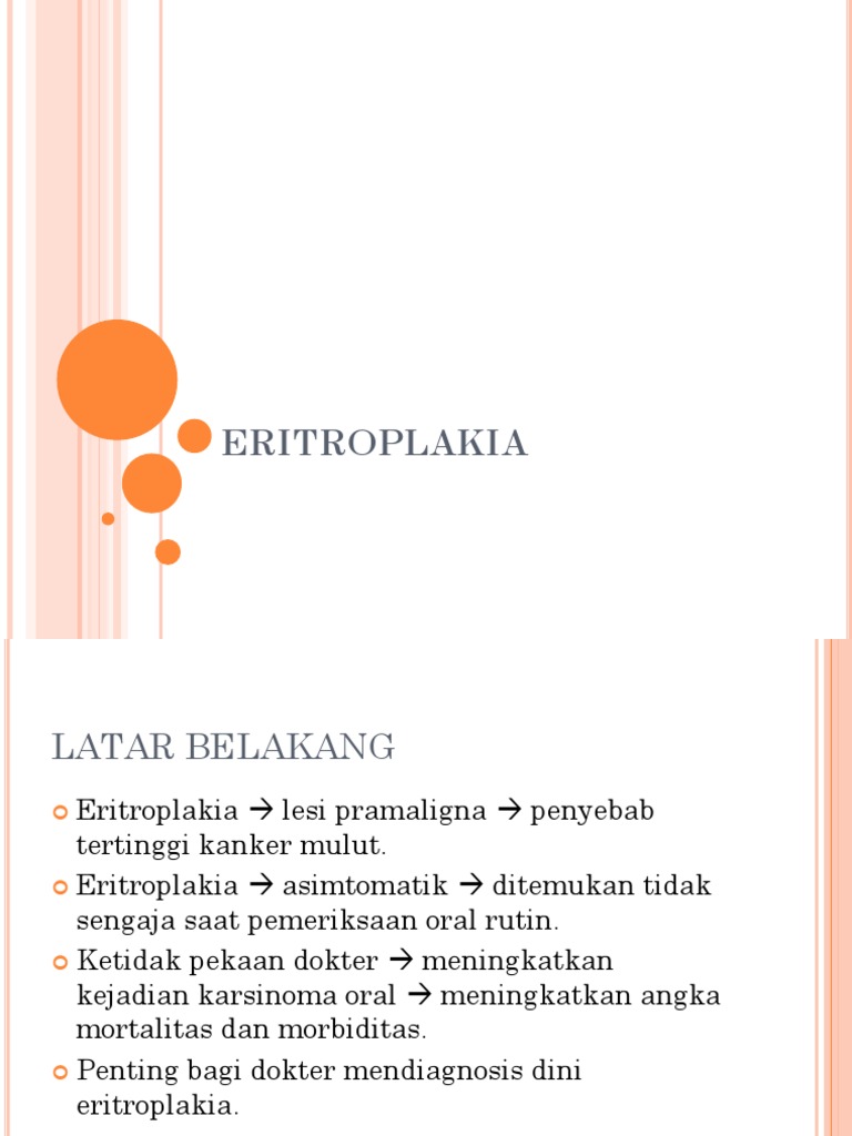 ERITROPLAKIA | PDF