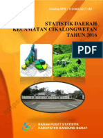 Statistik Daerah Kecamatan Cikalong Wetan 2016 PDF