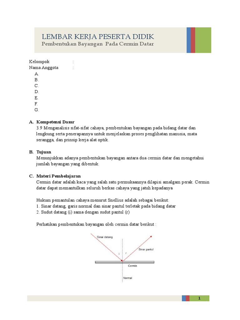 Lkpd Cermin Pdf