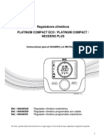 Instrucciones Termostatos Modulantes Neodens Plus ECO y Platinum Compact ECO