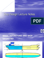 TSR - Ship Design Note