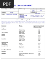 IECEE 251B - Equipment Accuracy