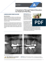 Getting Treatment Acceptance Through Patient Education and Comprehensive Treatment Planning