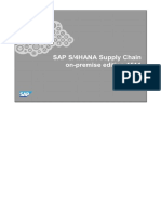 Information On S4HANA Supply Chain PDF