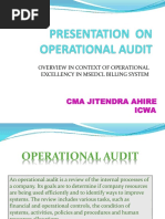 Presentation On Operational Audit