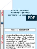 Funkční Bezpečnost Elektrických Přístrojů Souvisejících S Bezpečností