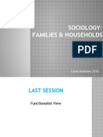 Sociology: Families & Households: Carla Andrews 2010