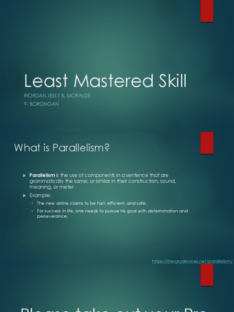 Understanding Parallelism in Sentences | PDF