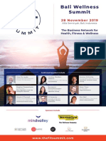 Bali Wellness Summit: 28 November 2019