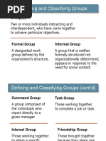 Defining and Classifying Groups: Group(s)