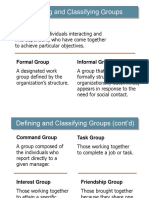 Defining Groups and Their Development
