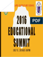 2016 Educational Summit: Makapilapil Elementary School